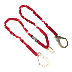 Palmer Safety Lanyard 6 ft. Internal Shock, Rebar Hooks, Double Leg.