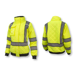Radians SJ930-3 Women's Class 3 Quilted Bomber Jacket