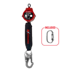KStrong Micron 6 ft. Class 1 Personal SRL-P with Snap Hook (ANSI) – Installation Carabiner Included