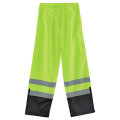 Ergodyne 8915BK Black Bottom Class E Rain Pants
