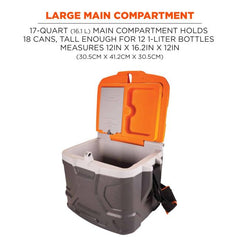 Ergodyne Chill-Its 5171 Industrial Hard Sided Cooler - 48 Quart