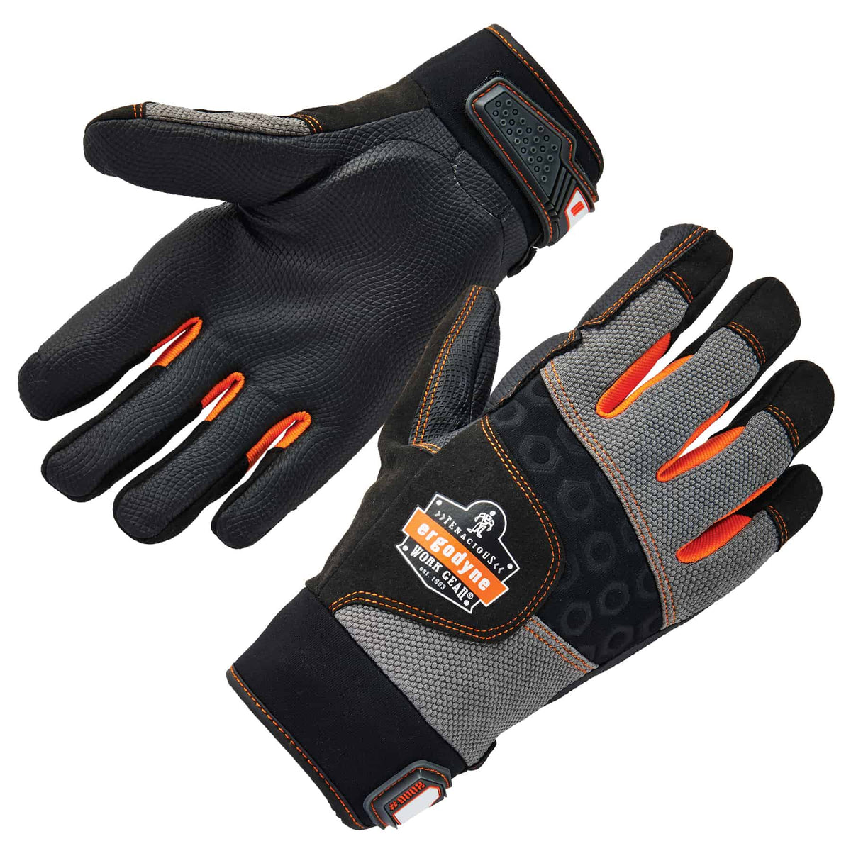 Ergodyne ProFlex 9002 Certified Full-Finger Anti-Vibration Gloves (PAIR)