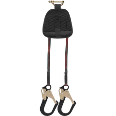 Ironwear 2206D-ARH-NS-LE 6' Leading Edge Web Self Retracting Lifeline w/ Rebar Hooks