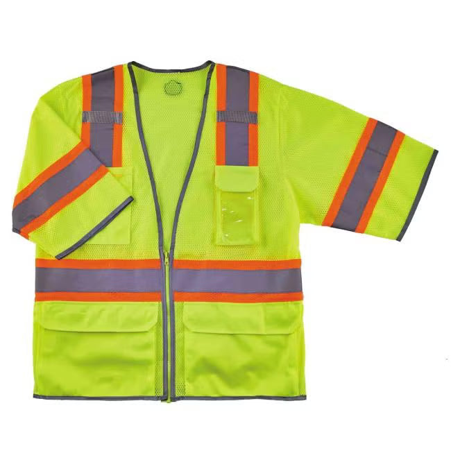Ergodyne GloWear 8346Z Two-Tone Surveyor Vest - Type R, Class 3, Zipper