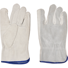 Ironwear 4194 Economy Cowhide Leather Palm Driver Gloves w/ Split Back (Dozen)