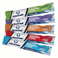 Overtime Electrolyte Replacement Freezer Pops - (SUGAR FREE) (BX/150)