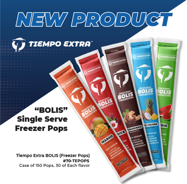 Overtime Tiempo Extra Single Serve Freezer Pops (With SUGAR) (BX/150)
