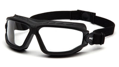 Pyramex - Torser Clear H2MAX Anti-Fog Lens with Black Strap