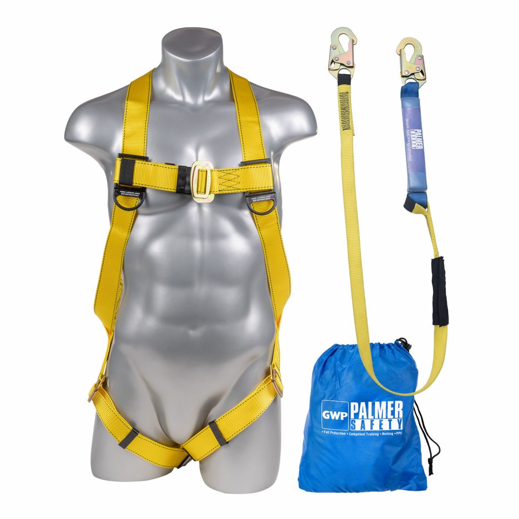 Palmer Safety Full Body Safety Harness  / Lanyard Kit