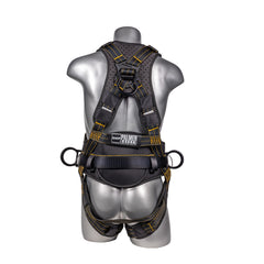Palmer Safety Hammerhead Series Harness - 5pt., Padded Back, Legs and Belt, QCB Chest and Legs, Back/Side D-Rings