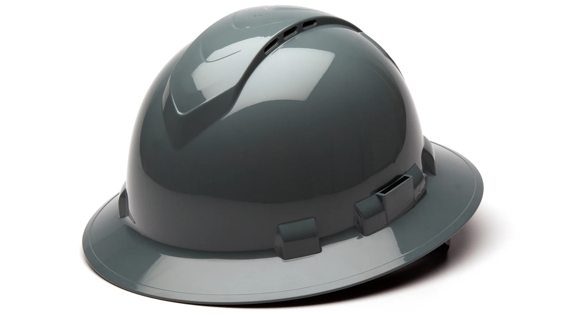 Pyramex Ridgeline Full Brim Hard Hat - Vented Class C