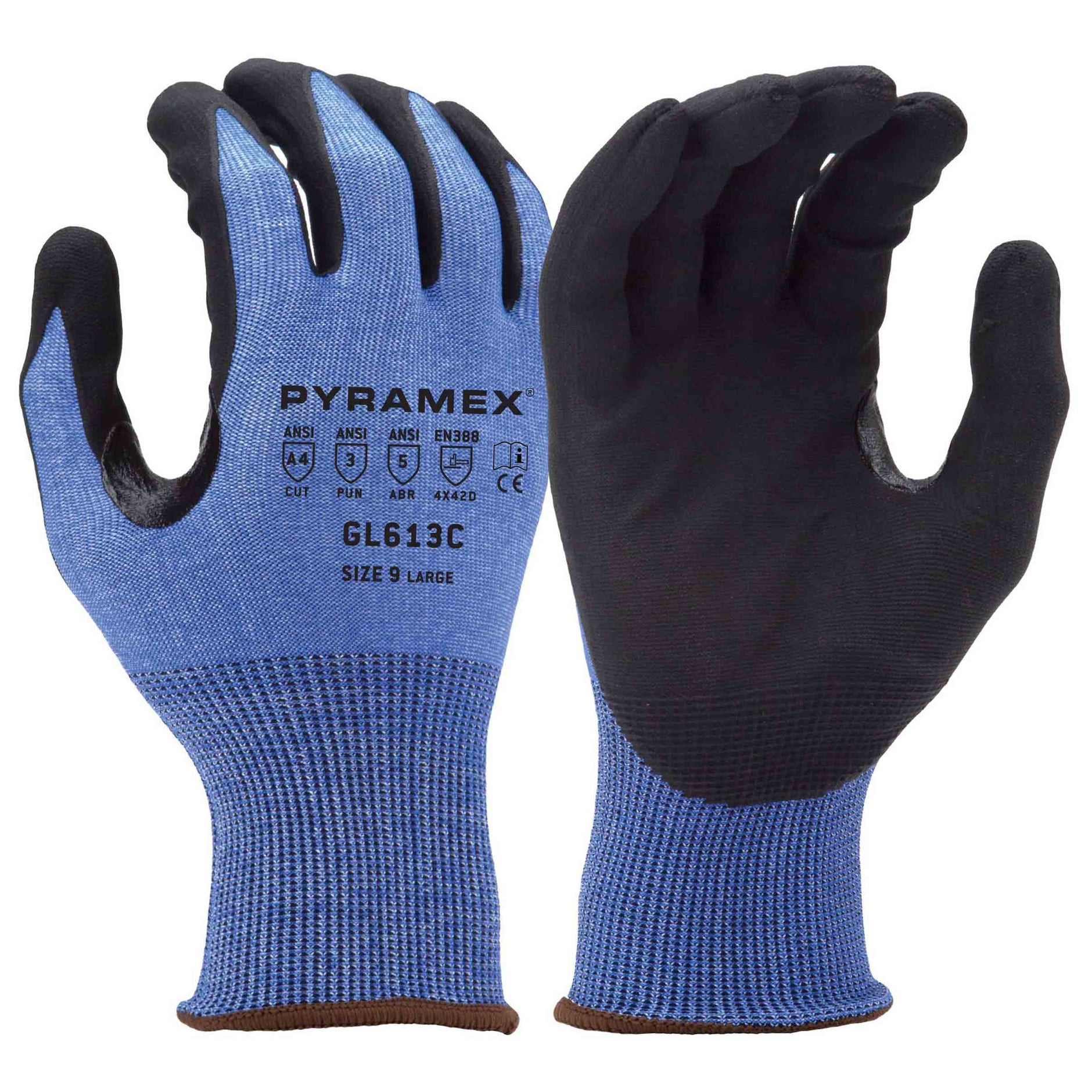 Radians RWG713 TEKTYE Work Gloves - Reinforced Thumb A4 Protection (Size Small)