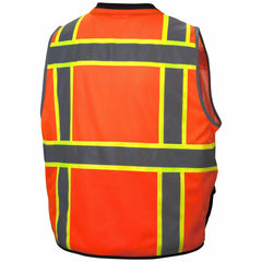 Pyramex - RVZ4410B - Type R Class 2 Surveyor Black Bottom Safety Vest