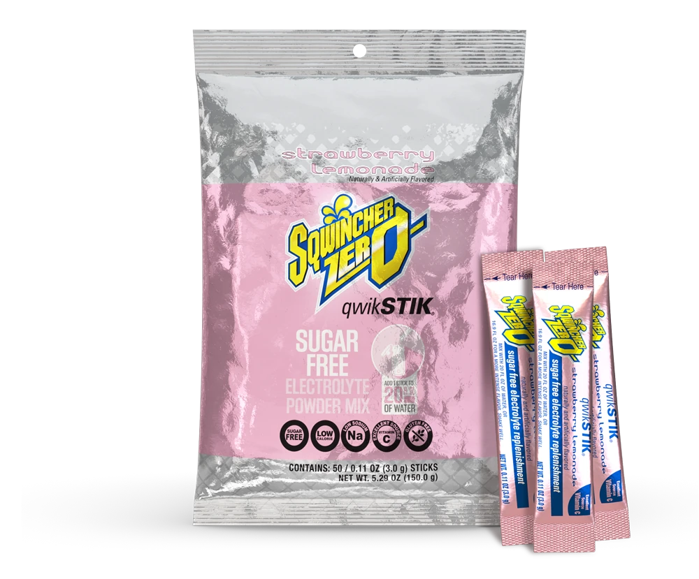 Sqwincher 20oz Qwik Stik® - 50 Single Serve Pack