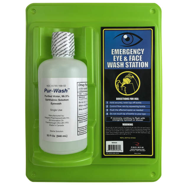 Radians REW32S Personal Eyewash Station - One 32oz Bottle