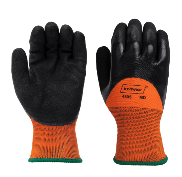 Ironwear 4805 Sandy Nitrile Palm Insulated Winter Glove (12ct)