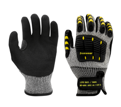 Ironwear Extra Wide TPR Padded Impact Glove (Pair)