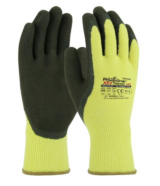 PIP 09-K1350 G-Tek KEV Latex Palm Cut A4 Kevlar Gloves  (12ct)