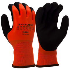 Pyramex GL505 Cut A2 Insulated Full Latex Dipped Work Gloves (12ct)