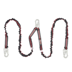 KStrong 6 ft. Twin leg 100% Tie-off Internal Design Shock Absorbing Lanyard with Snap Hooks (ANSI)
