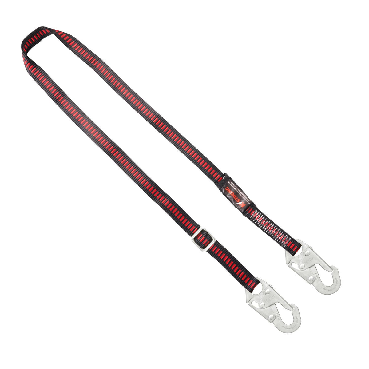 KStrong 4.5 – 6 ft. Adjustable Work Positioning Lanyard with snap hooks (ANSI)