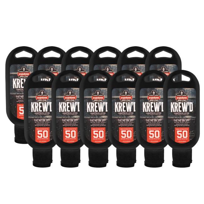 Ergodyne KREW'D Sunscreen 12 pack