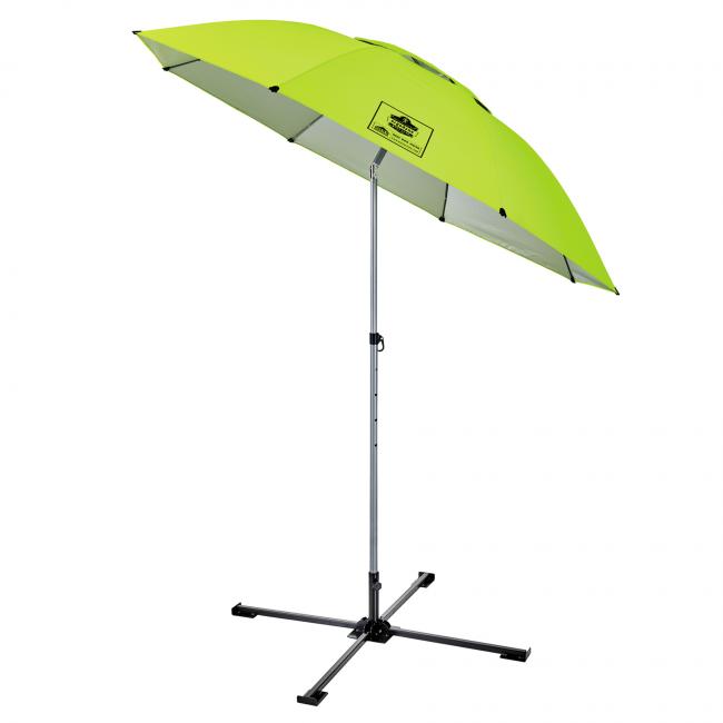 Ergodyne SHAX 6199 Lighweight Work Umbrella and Stand Kit