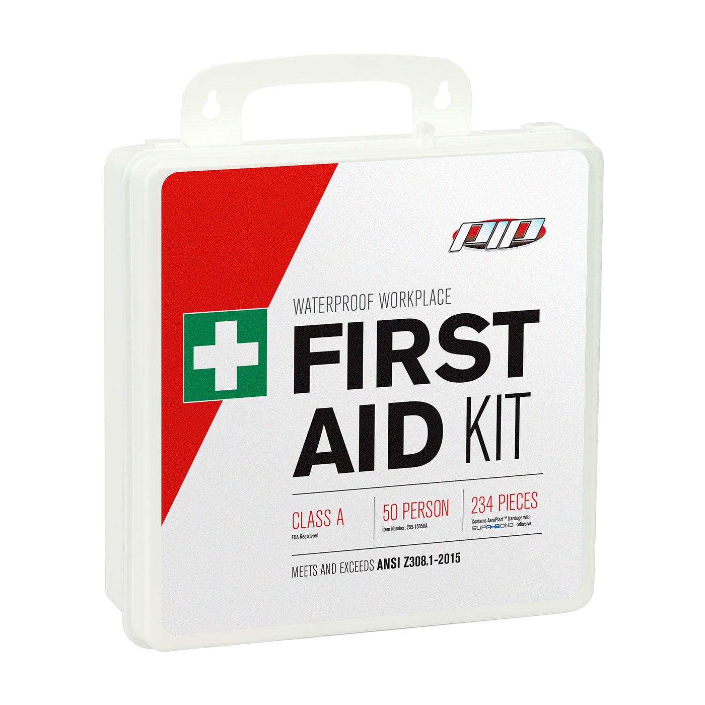 PIP ANSI Class A Waterproof First Aid Kit - 50 Person