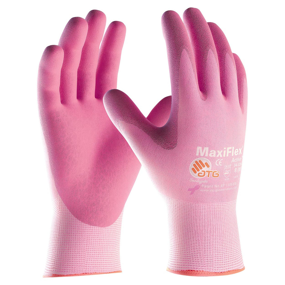 PIP 34-8264 Maxiflex Active Pink Nitrile Glove (12ct)