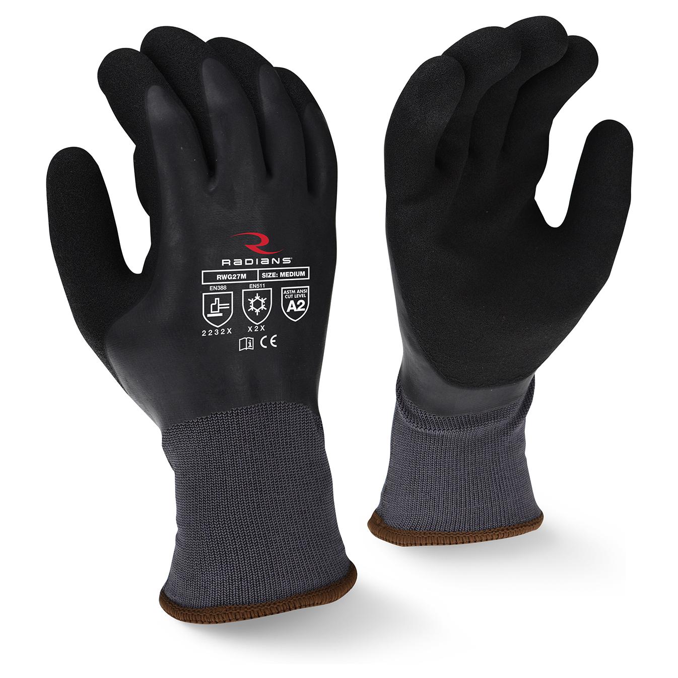 Radians RWG28 A2 Dipped Waterproof Winter Gripper Glove (DZ)
