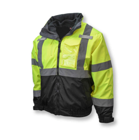 Radians SJ210B Three-in-One Deluxe High Visibility Bomber Jacket