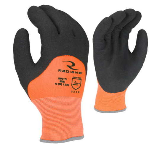Radians RWG17 Latex Coated Cold Weather Thermal Glove