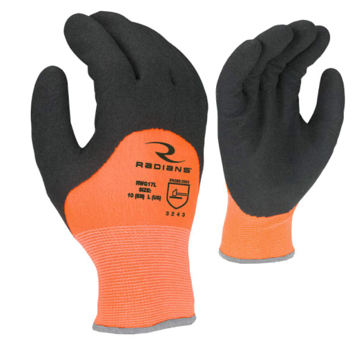 Radians RWG17 Latex Coated Cold Weather Thermal Glove (12ct)